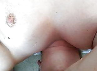 cul, fellation, milf, belle-femme-ronde, hirondelle, ejaculation, américaine