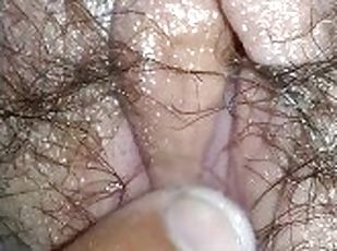 peluda, coño-pussy, amateur, prieto, húmedo