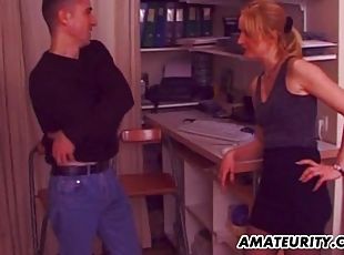 bureau-office, amateur, anal, hardcore, couple, petite-amie, sur-le-visage, action, réalité