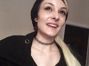 storatuttar, masturbation, fitta-pussy, smal, brudar, cumshot, hardcore, blond, dildo, fångad