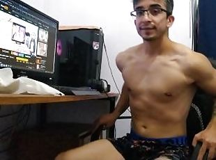 masturbation, amateur, ejaculation-sur-le-corps, gay, webcam, anime, hentai, mignonne, solo, musclé