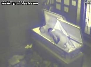 Insatiable Teen Fucking Inside A Coffin