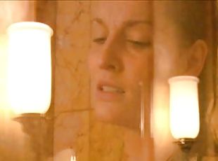 Exquisite Blonde Actress Kristine Blackport Taking a Hot Shower