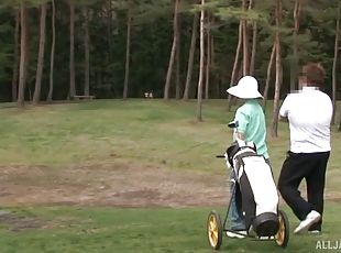 asyalı, amatör, olgun, japonca, golf