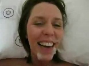 Lustful German GF masturbates and gives a blowjob