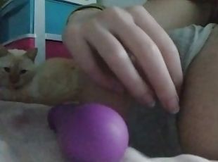 masturbation, orgasme, amateur, ados, jouet, webcam, solo, espagnol, petits-seins