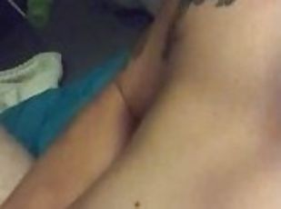 masturbation, amatör, cumshot, gigantisk-kuk, man, sprut, ensam, tatuering, kuk