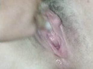 kocaman-huge, mastürbasyon-masturbation, boşalma, amatör, üstüneyüzüne-boşalma, orta-yaşlı-seksi-kadın, vajinadan-sızan-sperm, çift, meni