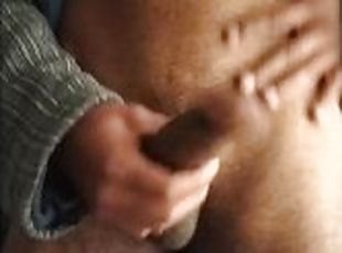 énorme, masturbation, amateur, ejaculation-sur-le-corps, ébène, énorme-bite, maison, latina, branlette, black