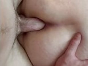 cul, papa, orgasme, amateur, anal, énorme-bite, ados, pappounet, bite, dure