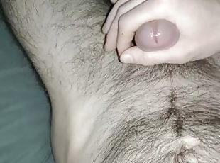 Edging my cock - precum - guy moaning and cumming hard!