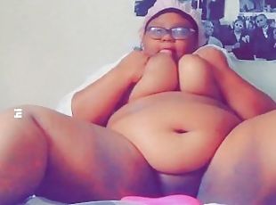 masturbação, amador, ébona, adolescente, brinquedo, bbw, sozinho