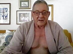 papa, masturbation, gay, ejaculation, webcam, canapé, pappounet