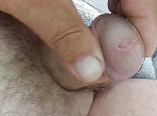 fet, masturbation, utomhus, rysk, amatör, gay, bbw, juckande, kuk