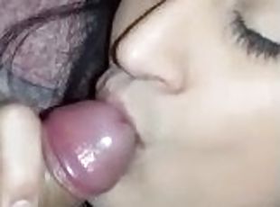 amatir, sayang, blowjob-seks-dengan-mengisap-penis, sudut-pandang, oral-melalui-mulut, seorang-diri