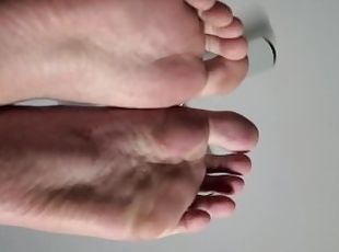 amateur, gay, pieds, fétiche, solo, orteils