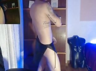 amatør, bøsse, webcam, solo, twink, tatovering