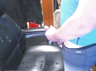 Massive Cumshot on my chair!