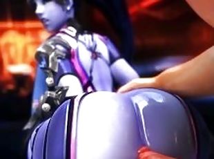 Animation. Widowmaker gets anal massage [Grand Cupido]( Overwatch )