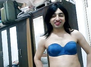 asiático, transexual, amateur, gay, universidad, a-solas, bikini, realidad