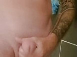 masturbation, amateur, énorme-bite, branlette, française, secousses, solo, bite