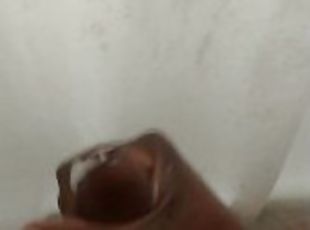 Cumshot BBC in shower