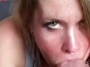 Good slut face fucked by big cock