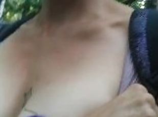 umum, amatir, sayang, jenis-pornografi-milf, seorang-diri, hutan