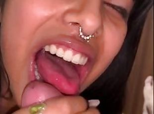 gammel, amatør, blowjob, cumshot, stor-pikk, tenåring, latina, handjob, par, pov