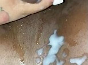 papa, masturbation, ejaculation-sur-le-corps, énorme-bite, milf, latina, branlette, black, belle-femme-ronde, ejaculation