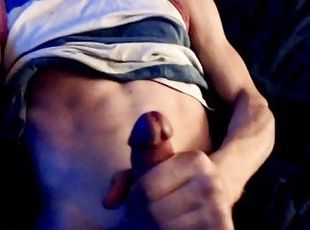 masturbation, amateur, ejaculation-sur-le-corps, gay, secousses, collège, horny, solo, musclé