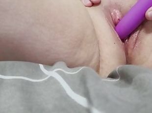 masturbation, orgasme, amateur, milf, jouet, belle-femme-ronde, blonde, solo