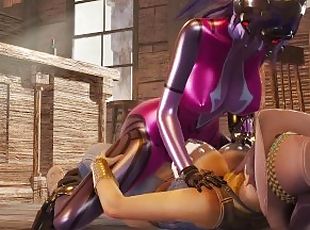 Cowgirl futa fuck widowmaker overwatch