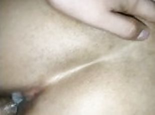 cul, amateur, anal, babes, énorme-bite, ados, ejaculation-interne, brunette, bite