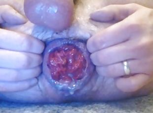 extrême, fisting, amateur, anal, gay, fétiche, solo, tatouage, dure