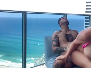 Savannah Bond In Fucked On Balcony