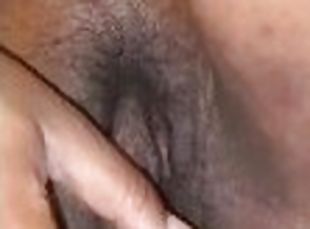 cul, poilue, masturbation, chatte-pussy, amateur, ébène, jouet, black, belle-femme-ronde, pute