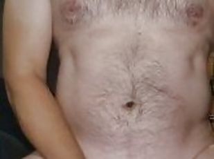 amateur, gay, chevauchement, gode, solo