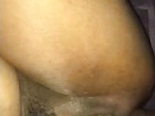 gros-nichons, masturbation, amateur, anal, ébène, énorme-bite, couple, bite