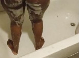 culo, bañando, orgasmo, fiesta, amateur, maduro, negra-ebony, culo-sexy, ducha, a-solas