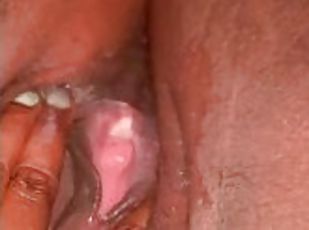 masturbation, orgasme, chatte-pussy, amateur, ébène, solo, humide