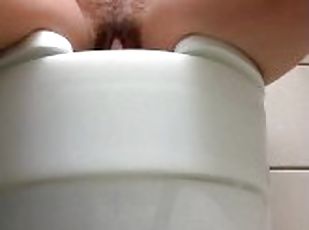 baignade, masturbation, pisser, public, giclée, amateur, solo