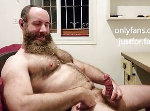 papa, énorme, masturbation, gay, secousses, solo, pappounet, musclé