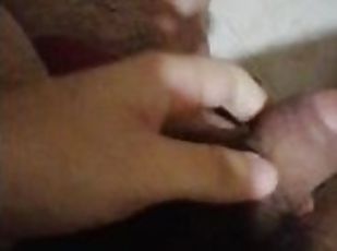 berambut, amatir, homo, handjob-seks-dengan-tangan-wanita-pada-penis-laki-laki, akademi, sperma, seorang-diri, penis