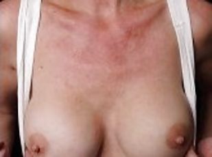 gros-nichons, orgasme, chatte-pussy, amateur, milf, ejaculation, blonde, pute, lingerie, chevauchement