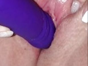 tetas-grandes, masturbación, orgasmo, coño-pussy, esposa, amateur, juguete, pareja, follando-fucking, húmedo