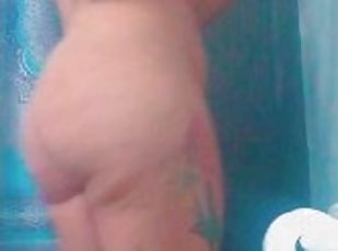 culo, bañando, amateur, webcam, ducha, a-solas