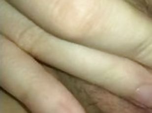 masturbação, orgasmo, cona-pussy, amador, adolescente, pequeno, sozinho, morena