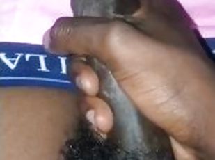 masturbation, amateur, ébène, énorme-bite, ados, indien, black, ejaculation, solo, bite