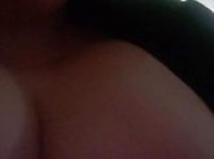 gros-nichons, papa, masturbation, orgasme, amateur, milf, belle-femme-ronde, point-de-vue, ejaculation, solo